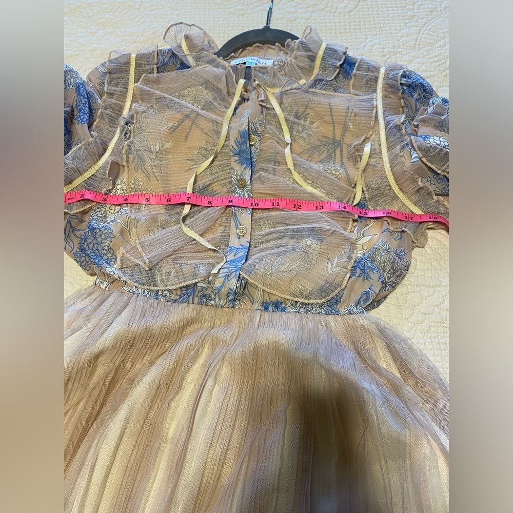 Chicwish dress light pink and blue - Picture 5 of 7